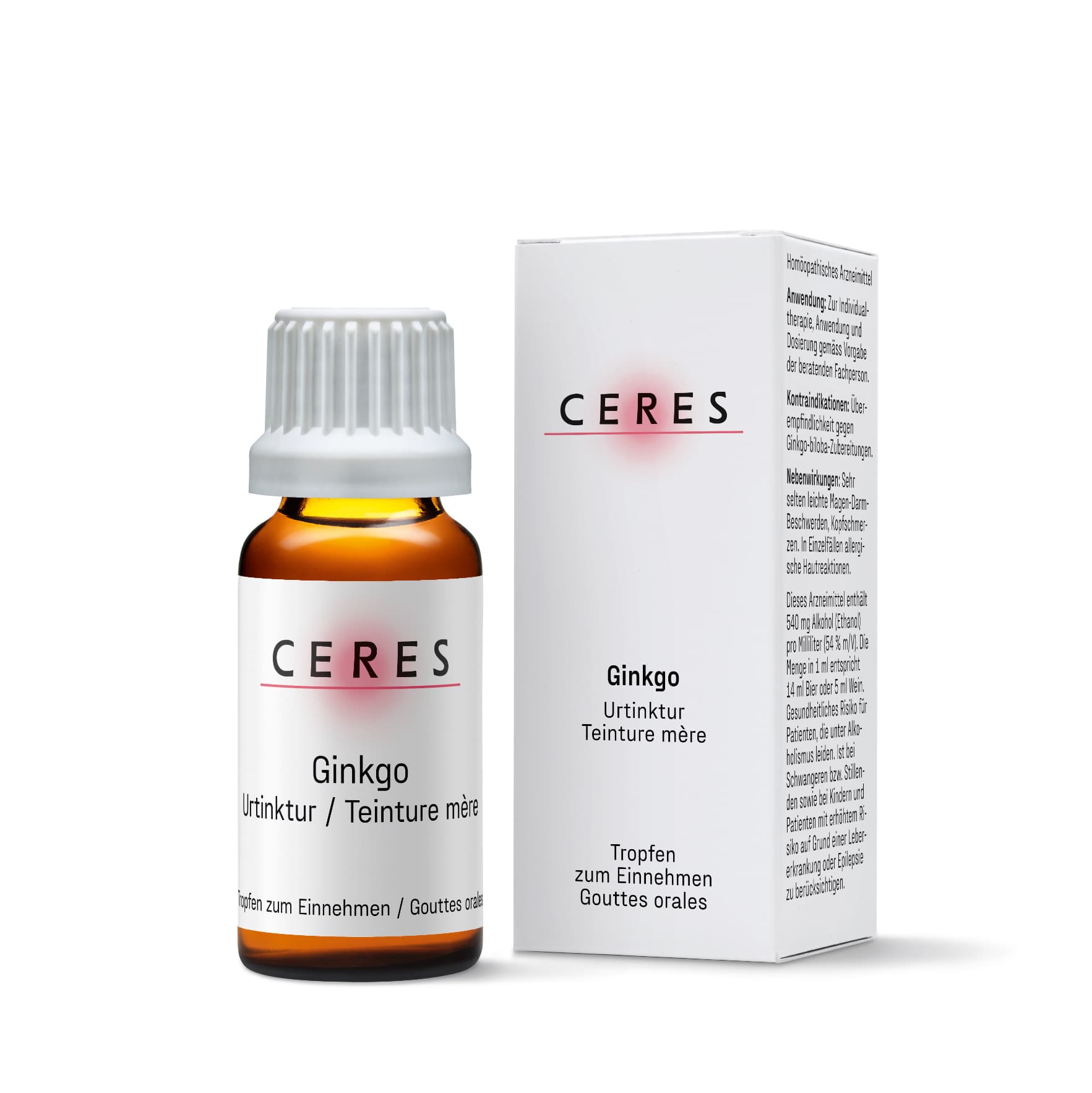 Ginkgo Urtinktur Packshot