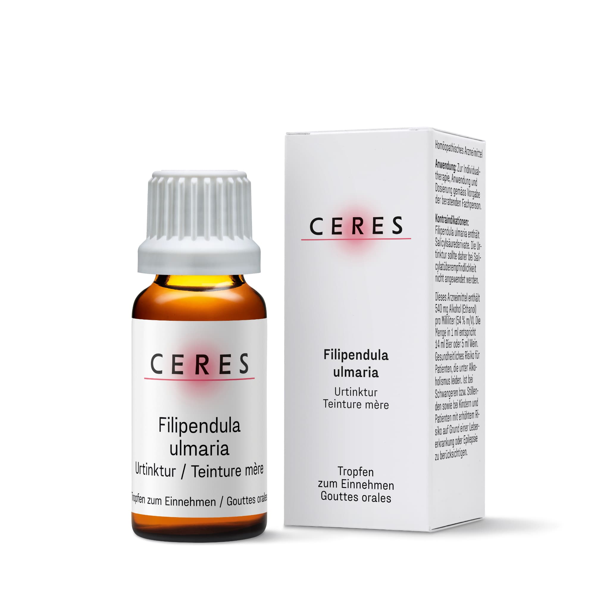 Filipendula ulmaria Urtinktur Packshot