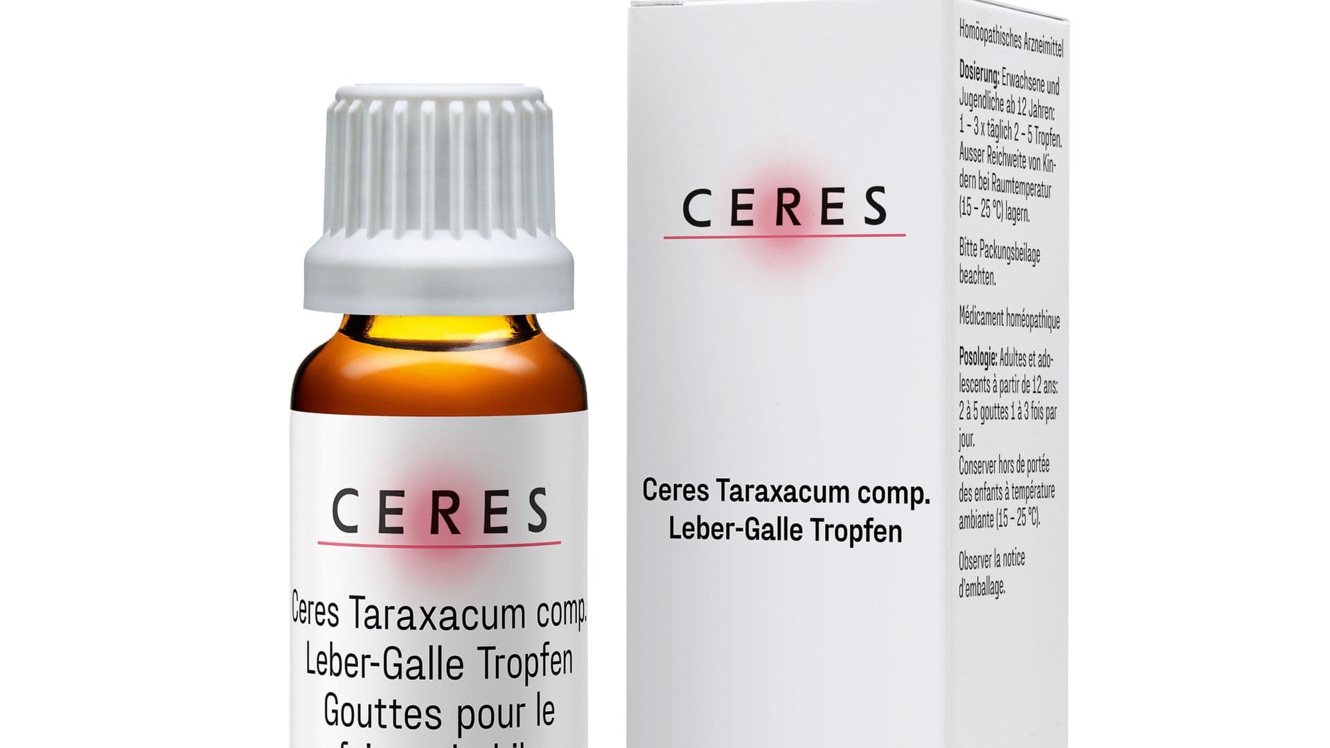 Ceres Taraxacum comp. Leber-Galle Tropfen Packshot